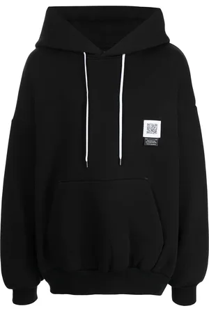 Fumito Ganryu Cape-sleeve drawstring hoodie