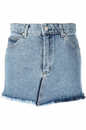 Natasha Zinko Washed denim skirt