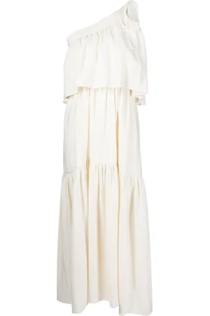 GOEN.J Gathered one-shoulder dress