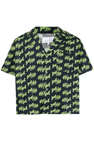 Natasha Zinko Slogan-print short-sleeved shirt