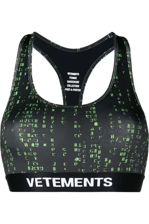 Vetements Logo-underband cropped vest