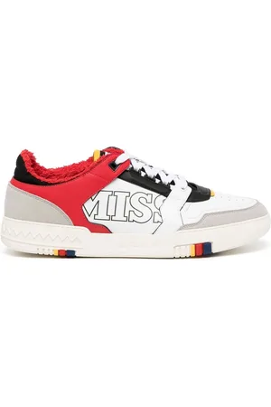 Missoni Logo-print leather sneakers