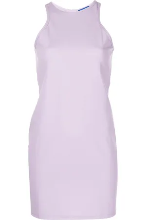 LHD Hockney sleeveless backless mini dress