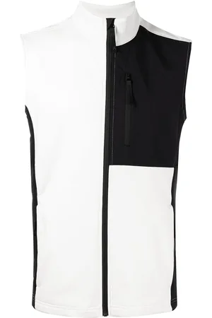 Aztech Colour-block zipped vest