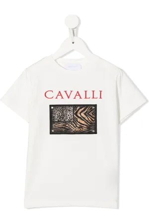 Roberto Cavalli Animalier-patch short-sleeved T-shirt
