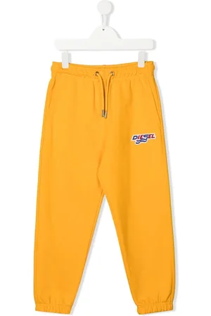 Diesel Logo-embroidered cotton track pants