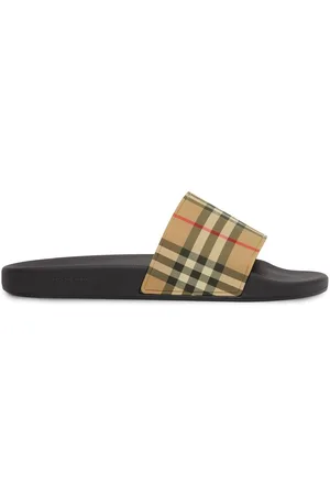 Burberry Vintage check print slides