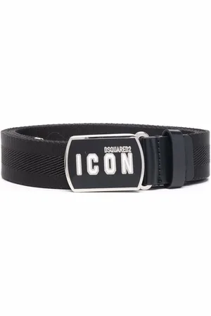 Dsquared2 Logo-patch buckle belt