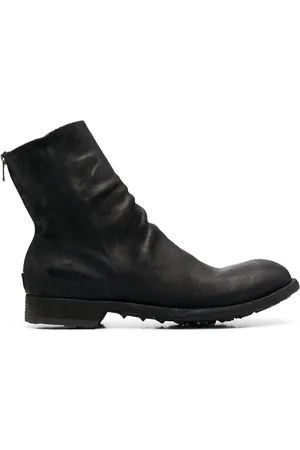 Officine creative Matte calf leather zip boots