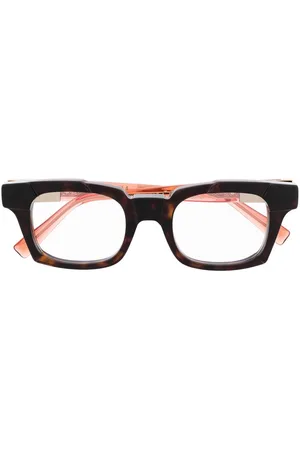 KUBORAUM Colour-block square glasses