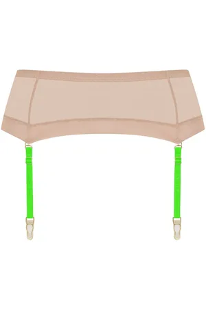 MAISON CLOSE Mesh garter belt
