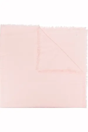 Tory Burch Fine-knit fringed scarf