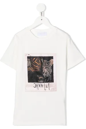 Roberto Cavalli Graphic-print short-sleeved T-shirt
