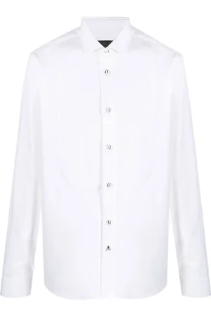Philipp Plein Pleated-panel detail shirt