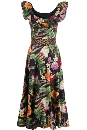 Philipp Plein Floral-print maxi dress