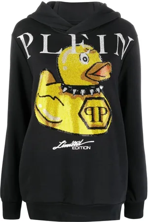 Philipp Plein Logo graphic print hoodie