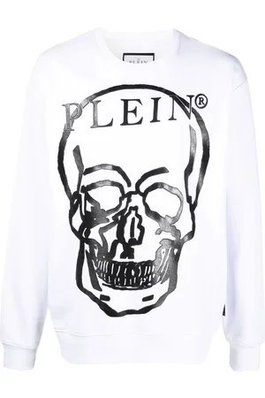 Philipp Plein Skull-print long-sleeve sweatshirt
