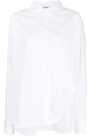 The Attico Diana asymmetric button-up shirt