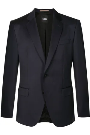 HUGO BOSS Single-breasted fitted blazer