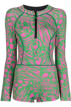 Cynthia Rowley Kauai animal-print wetsuit