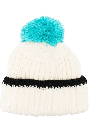 Patou Pompom-trim knitted hat
