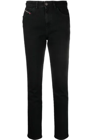 Diesel Cropped slim-cut jeans