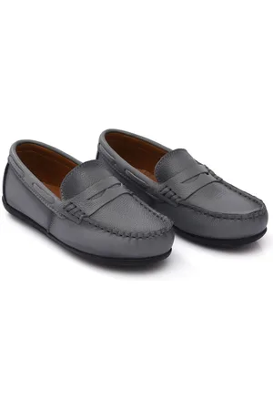 M. Moustache Leather penny loafers
