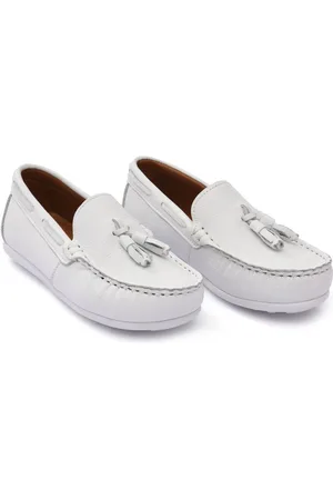 M. Moustache Faux leather tassel loafers