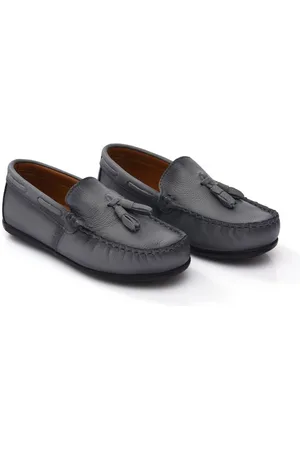 M. Moustache Tassel-front faux leather loafers