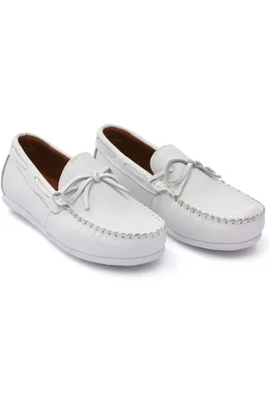 M. Moustache Leather moccasin loafers