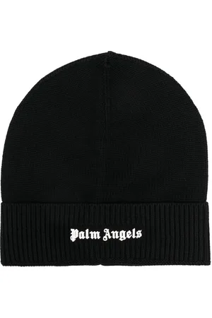 Palm Angels Logo-embroidered beanie