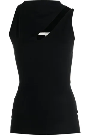 MANURI Bambina asymmetrical-neckline top