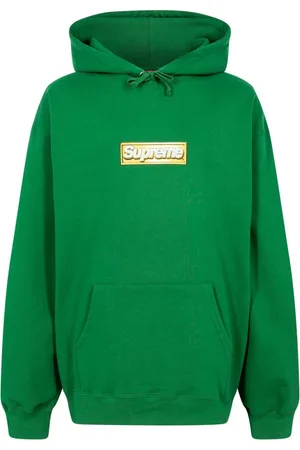 Supreme Bling Box Logo drawstring hoodie