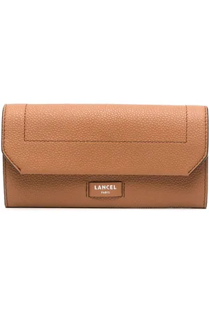 LANCEL Pebbled-leather purse