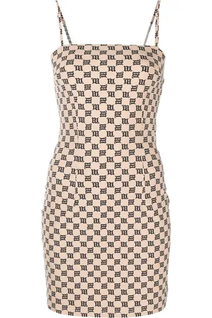MISBHV Monogram-print minidress