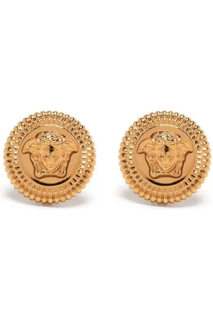 VERSACE Medusa-plaque detail earrings