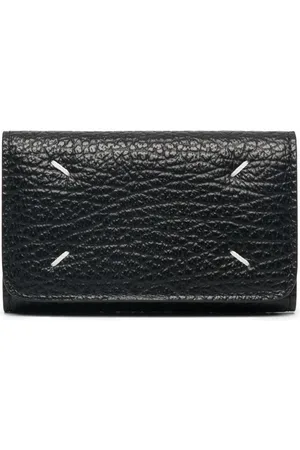Maison Margiela Four-stitch leather key holder