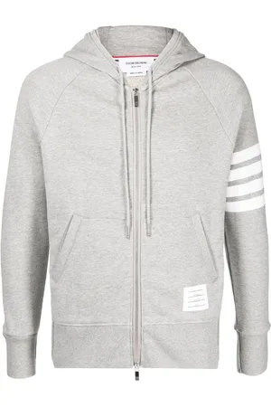 Thom Browne 4-Bar zip-up hoodie