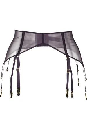 MAISON CLOSE Sheer garter belt