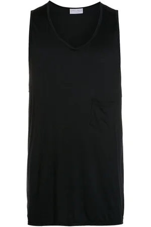 AMIR SLAMA Patch pocket tank top