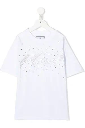 Philipp Plein Embroidered-logo short-sleeved T-shirt