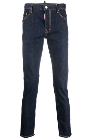 Dsquared2 Logo-print slim-fit jeans