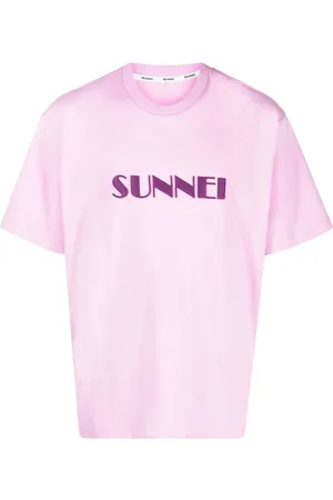 SUNNEI Embroidered-logo cotton T-shirt
