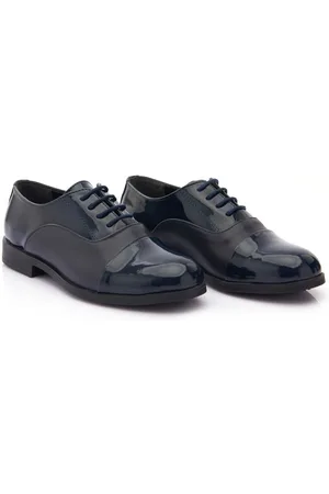 M. Moustache Patent-leather oxford shoes