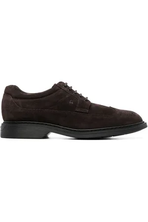 Hogan Lace-up suede brogues