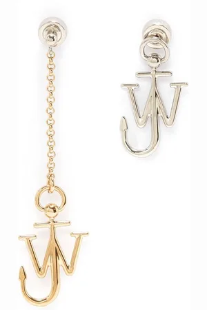 J.W.Anderson Asymmetric Anchor-motif earrings