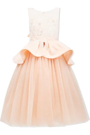 Tulleen Eugenia floral-embroidered dress