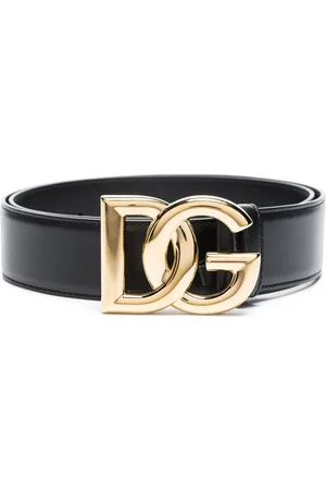 Dolce & Gabbana DG-logo leather belt