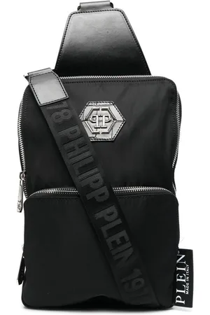Philipp Plein Hexagon logo plaque shoulder bag