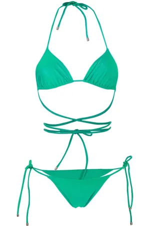 Manokhi Wraparound tied bikini set